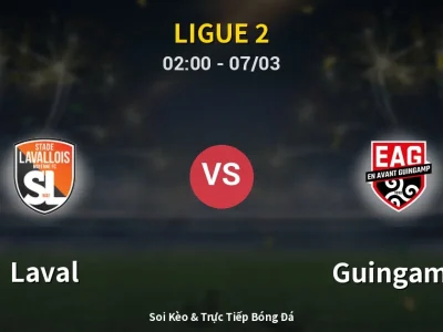 Kết Quả: Laval 2-2 Guingamp – Highlight & Bàn Thắng | Ligue 2