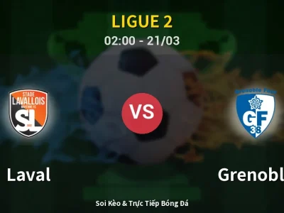 Kết Quả: Laval 3-2 Grenoble – Highlight & Bàn Thắng | Ligue 2