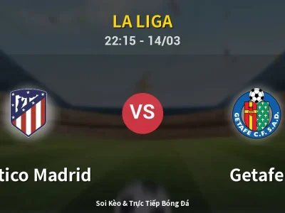 Soi Kèo Atletico Madrid vs Getafe – 22:15 14/03 | Nhận Định, Dự Đoán Tỷ Số