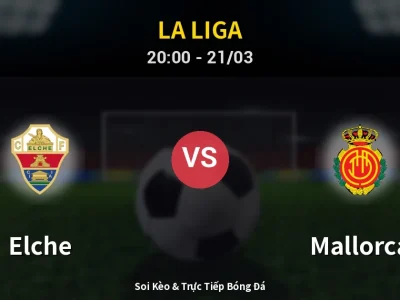 🔴 Trực Tiếp: Elche 0-0 Mallorca – Link Xem La Liga (Full HD)