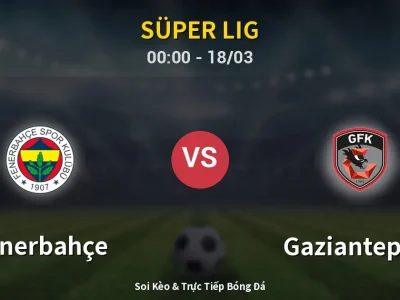 Kết Quả: Fenerbahçe 4-1 Gaziantep FK – Highlight & Bàn Thắng | Süper Lig