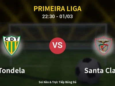 🔴 Trực Tiếp: Tondela 0-0 Santa Clara – Link Xem Primeira Liga (Full HD)