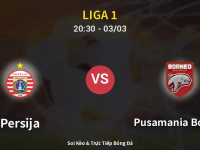 Kết Quả: Persija 2-2 Pusamania Borneo – Highlight & Bàn Thắng | Liga 1