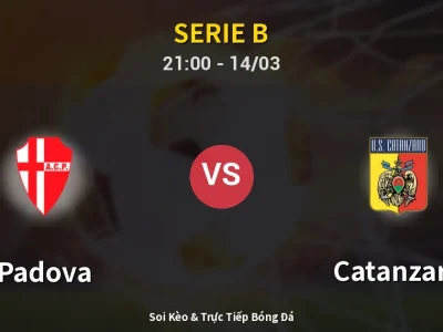 🔴 Trực Tiếp: Padova 0-2 Catanzaro – Link Xem Serie B (Full HD)