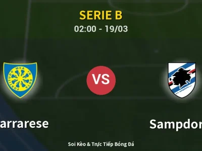 Kết Quả: Carrarese 2-0 Sampdoria – Highlight & Bàn Thắng | Serie B