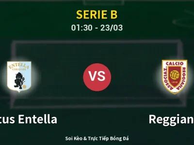 Kết Quả: Virtus Entella 3-0 Reggiana – Highlight & Bàn Thắng | Serie B