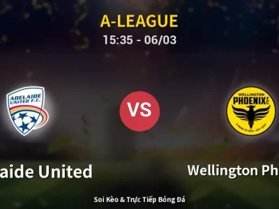 Kết Quả: Adelaide United 1-1 Wellington Phoenix – Highlight & Bàn Thắng | A-League