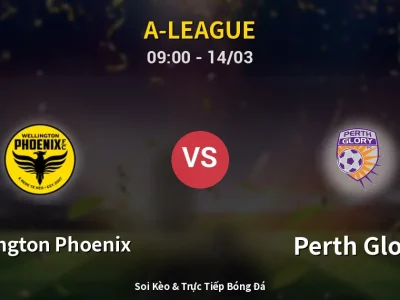 🔴 Trực Tiếp: Wellington Phoenix 0-0 Perth Glory – Link Xem A-League (Full HD)