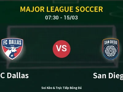 Kết Quả: FC Dallas 3-3 San Diego – Highlight & Bàn Thắng | Major League Soccer