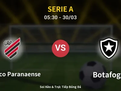 Kết Quả: Atletico Paranaense 4-1 Botafogo – Highlight & Bàn Thắng | Serie A
