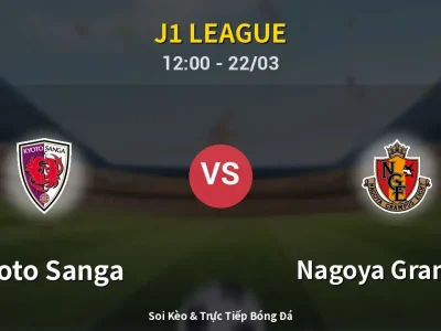 Kết Quả: Kyoto Sanga 1-1 Nagoya Grampus – Highlight & Bàn Thắng | J1 League