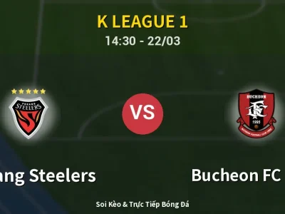 Kết Quả: Pohang Steelers 0-0 Bucheon FC 1995 – Highlight & Bàn Thắng | K League 1
