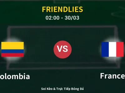 Kết Quả: Colombia 1-3 France – Highlight & Bàn Thắng | Friendlies
