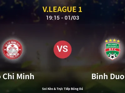Kết Quả: Ho Chi Minh 0-1 Binh Duong – Highlight & Bàn Thắng | V.League 1