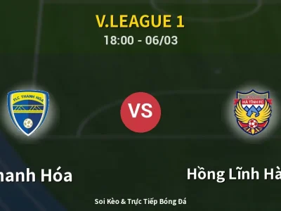 Kết Quả: Thanh Hóa 0-1 Hồng Lĩnh Hà Tĩnh – Highlight & Bàn Thắng | V.League 1