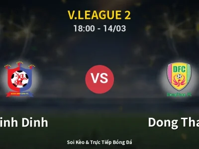 Soi Kèo Binh Dinh vs Dong Thap – 18:00 14/03 | Nhận Định, Dự Đoán Tỷ Số