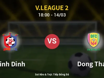 Kết Quả: Binh Dinh 3-1 Dong Thap – Highlight & Bàn Thắng | V.League 2