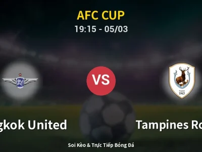 Kết Quả: Bangkok United 2-1 Tampines Rovers – Highlight & Bàn Thắng | AFC Cup