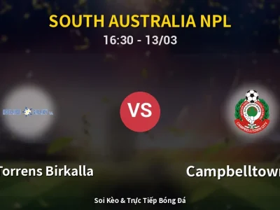 Kết Quả: West Torrens Birkalla 3-2 Campbelltown City – Highlight & Bàn Thắng | South Australia NPL