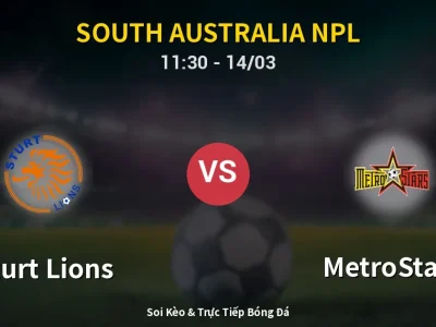 Kết Quả: Sturt Lions 0-1 MetroStars – Highlight & Bàn Thắng | South Australia NPL