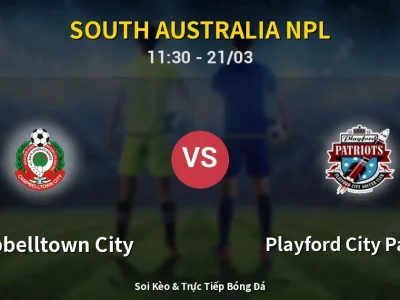 Kết Quả: Campbelltown City 2-1 Playford City Patriots – Highlight & Bàn Thắng | South Australia NPL