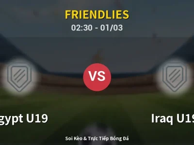 Kết Quả: Egypt U19 1-0 Iraq U19 – Highlight & Bàn Thắng | Friendlies