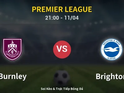 Soi Kèo Burnley vs Brighton – 21:00 11/04 | Nhận Định, Dự Đoán Tỷ Số