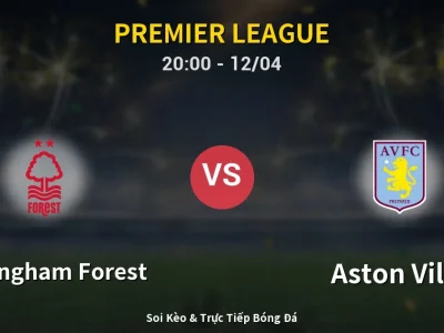 Soi Kèo Nottingham Forest vs Aston Villa – 20:00 12/04 | Nhận Định, Dự Đoán Tỷ Số