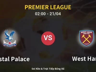Kết Quả: Crystal Palace 0-0 West Ham – Highlight & Bàn Thắng | Premier League