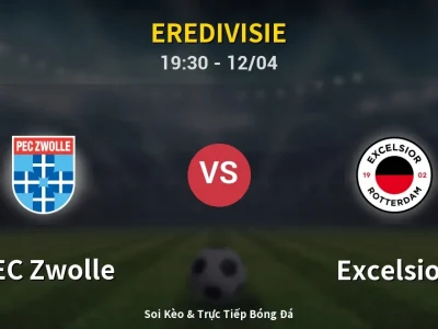 🔴 Trực Tiếp: PEC Zwolle 1-0 Excelsior – Link Xem Eredivisie (Full HD)