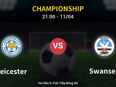 Soi Kèo Leicester vs Swansea – 21:00 11/04 | Nhận Định, Dự Đoán Tỷ Số