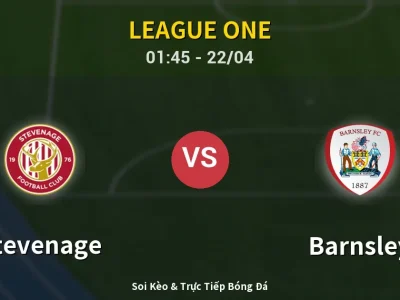 Kết Quả: Stevenage 1-0 Barnsley – Highlight & Bàn Thắng | League One