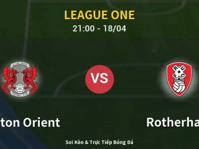 Soi Kèo Leyton Orient vs Rotherham – 21:00 18/04 | Nhận Định, Dự Đoán Tỷ Số