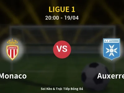 🔴 Trực Tiếp: Monaco 0-2 Auxerre – Link Xem Ligue 1 (Full HD)