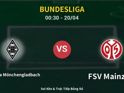 Kết Quả: Borussia Mönchengladbach 1-1 FSV Mainz 05 – Highlight & Bàn Thắng | Bundesliga
