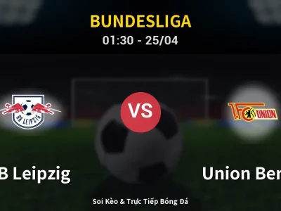 🔴 Trực Tiếp: RB Leipzig 2-0 Union Berlin – Link Xem Bundesliga (Full HD)