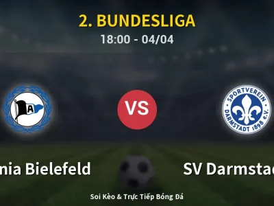 Soi Kèo Arminia Bielefeld vs SV Darmstadt 98 – 18:00 04/04 | Nhận Định, Dự Đoán Tỷ Số