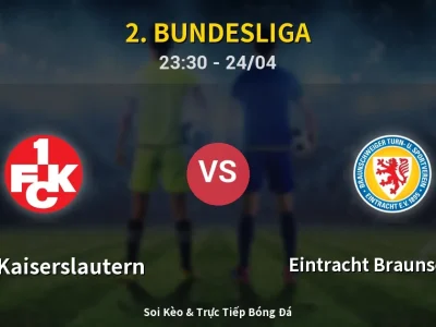 Soi Kèo 1. FC Kaiserslautern vs Eintracht Braunschweig – 23:30 24/04 | Nhận Định, Dự Đoán Tỷ Số