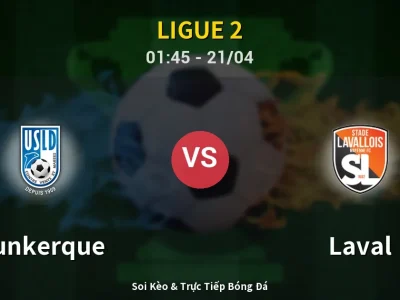 Kết Quả: Dunkerque 0-2 Laval – Highlight & Bàn Thắng | Ligue 2