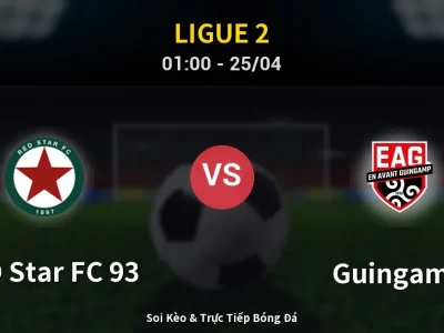🔴 Trực Tiếp: RED Star FC 93 3-1 Guingamp – Link Xem Ligue 2 (Full HD)