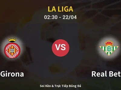 Kết Quả: Girona 2-3 Real Betis – Highlight & Bàn Thắng | La Liga