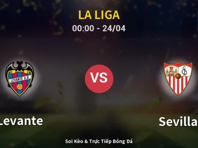Kết Quả: Levante 2-0 Sevilla – Highlight & Bàn Thắng | La Liga