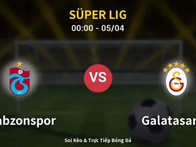 Kết Quả: Trabzonspor 2-1 Galatasaray – Highlight & Bàn Thắng | Süper Lig