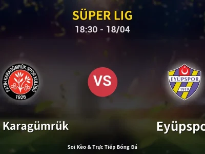 Soi Kèo Fatih Karagümrük vs Eyüpspor – 18:30 18/04 | Nhận Định, Dự Đoán Tỷ Số
