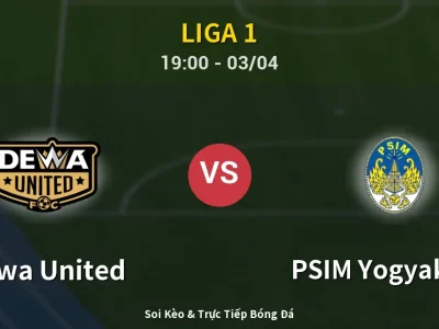 Kết Quả: Dewa United 1-0 PSIM Yogyakarta – Highlight & Bàn Thắng | Liga 1