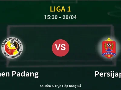 Soi Kèo Semen Padang vs Persijap – 15:30 20/04 | Nhận Định, Dự Đoán Tỷ Số