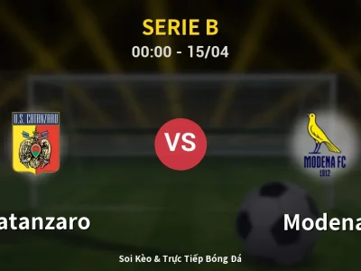 Kết Quả: Catanzaro 2-2 Modena – Highlight & Bàn Thắng | Serie B