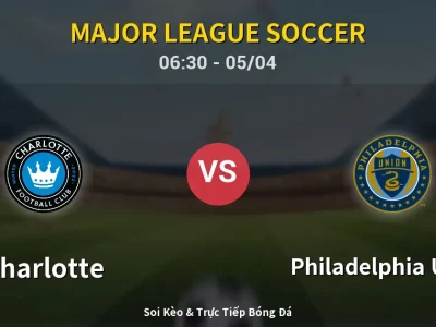 Kết Quả: Charlotte 2-1 Philadelphia Union – Highlight & Bàn Thắng | Major League Soccer