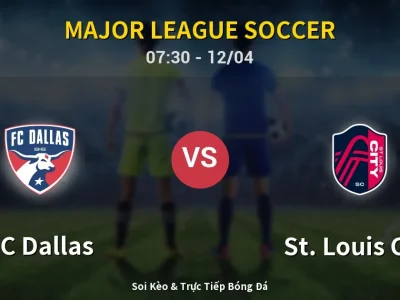 Soi Kèo FC Dallas vs St. Louis City – 07:30 12/04 | Nhận Định, Dự Đoán Tỷ Số