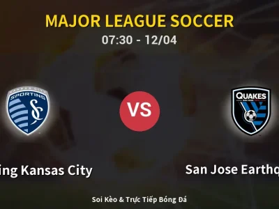 Kết Quả: Sporting Kansas City 1-3 San Jose Earthquakes – Highlight & Bàn Thắng | Major League Soccer